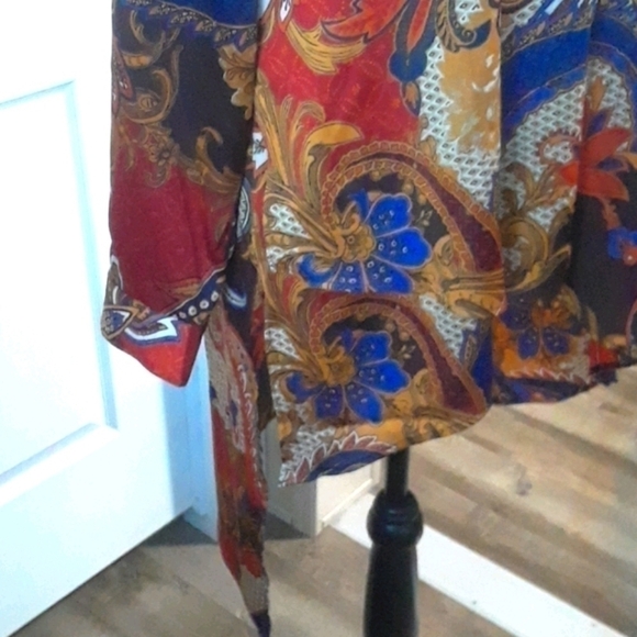 CHICO'S Asymmetrical Tunic Size 1 (M/8) - Picture 3 of 15